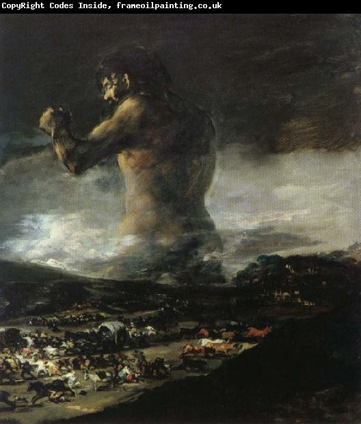 Francisco Goya The Colossus or Panic